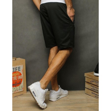Teplákové pánske kraťasy SX1188 - čierne