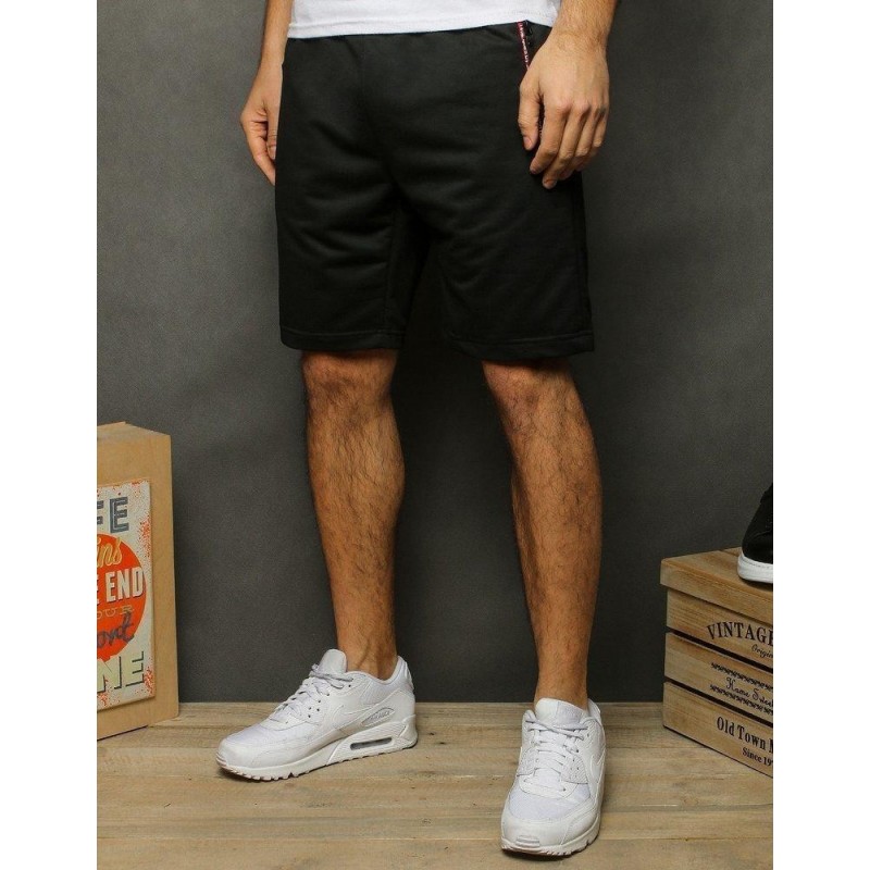 Čierne pánske teplákové kraťasy SX2000