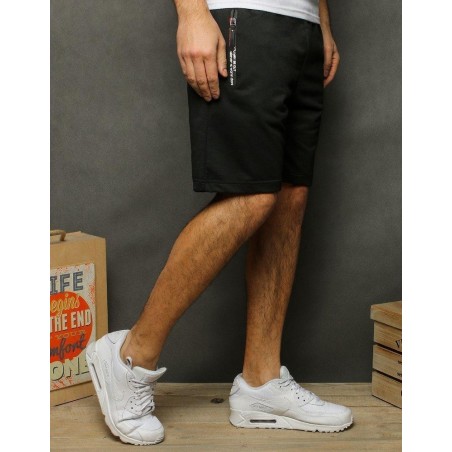 Čierne pánske teplákové kraťasy SX2000