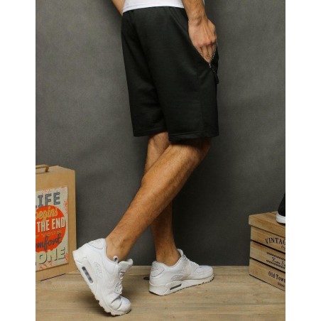 Čierne pánske teplákové kraťasy SX2000