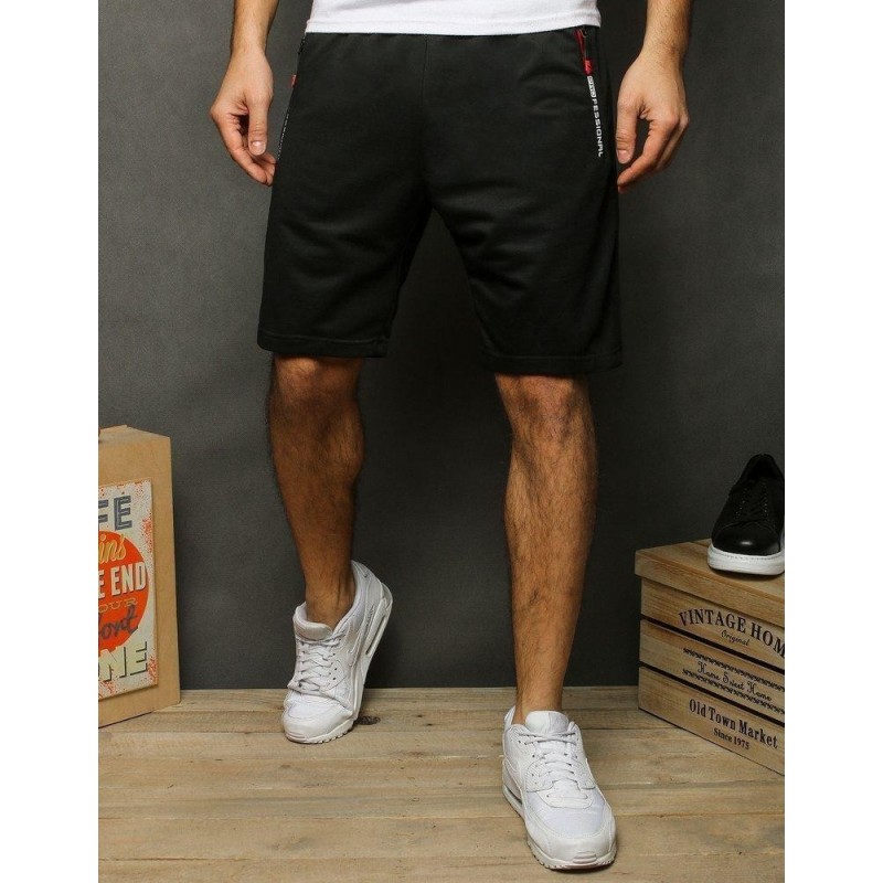 Pánske teplákové kraťasy SX2003 - čierne