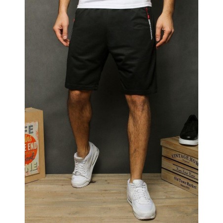 Pánske teplákové kraťasy SX2003 - čierne