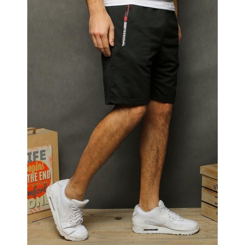 Pánske teplákové kraťasy SX2003 - čierne
