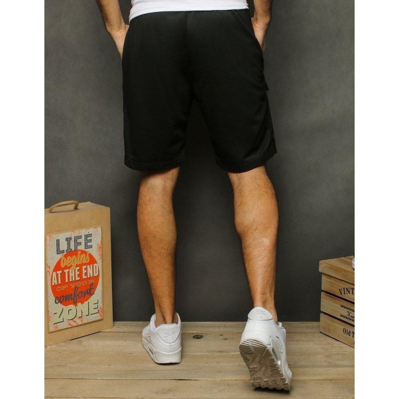 Pánske teplákové kraťasy SX2003 - čierne