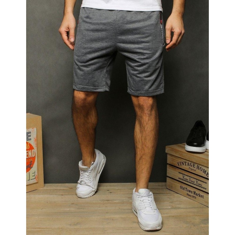 Pánske teplákové kraťasy SX2004 - svetlosivé