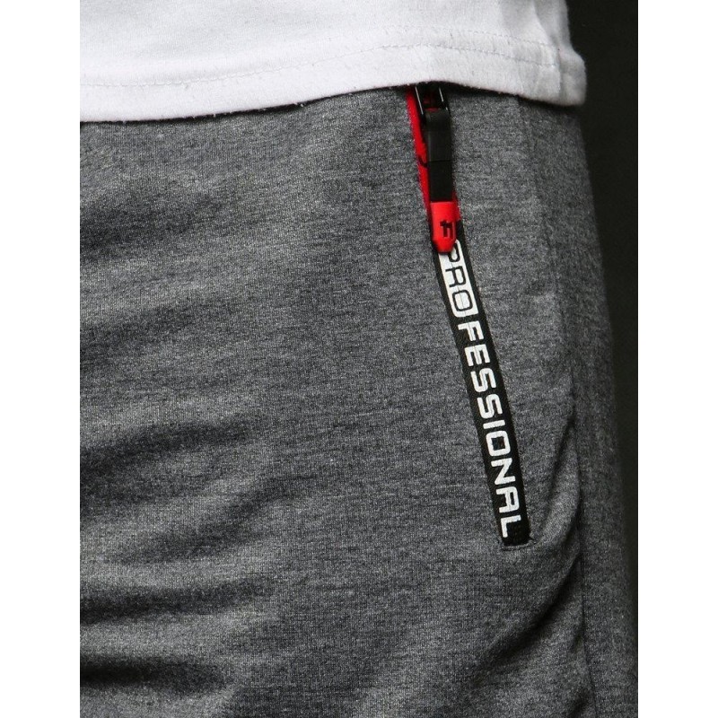 Pánske teplákové kraťasy SX2004 - svetlosivé