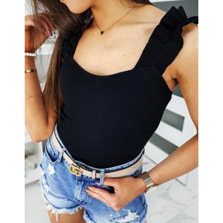 Dámske čierne body MOLLYS RY1285