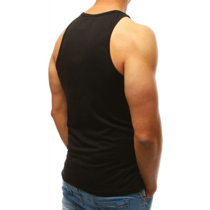 Pánske tričko bez rukávov RX3512 - čierne