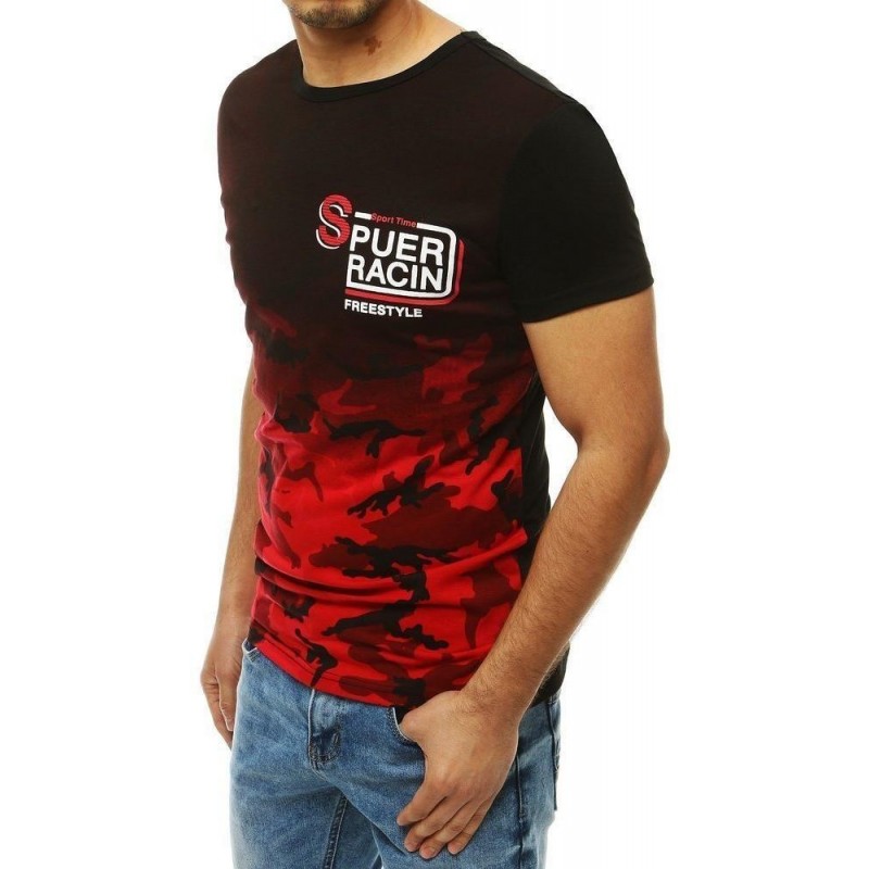 Pánske tričko s potlačou RX4101 - červené