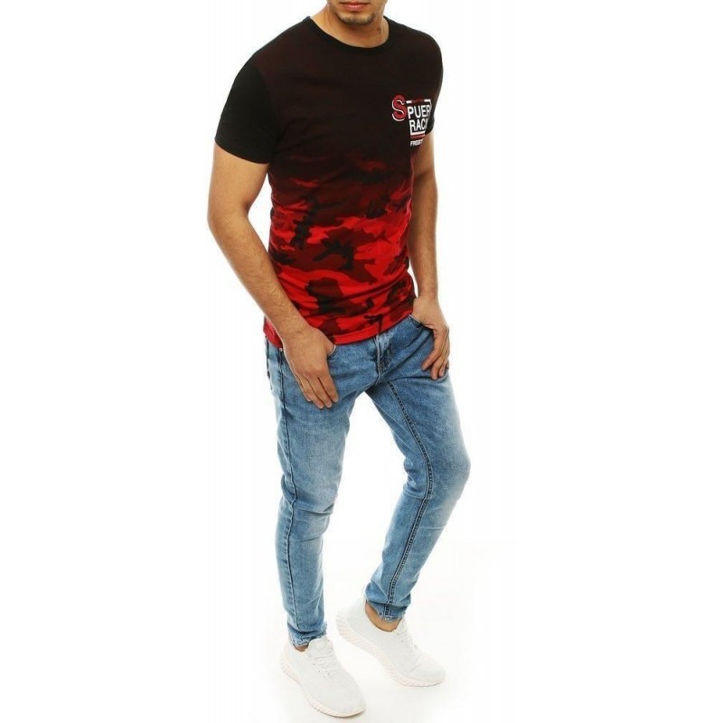 Pánske tričko s potlačou RX4101 - červené