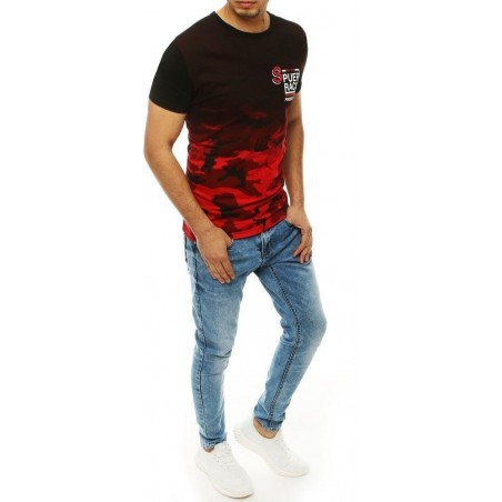 Pánske tričko s potlačou RX4101 - červené