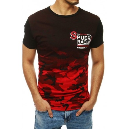 Pánske tričko s potlačou RX4101 - červené