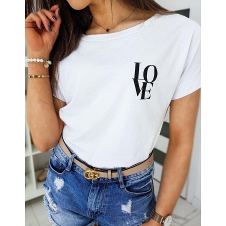 Tričko pre dámy LOVE RY1304 - biele