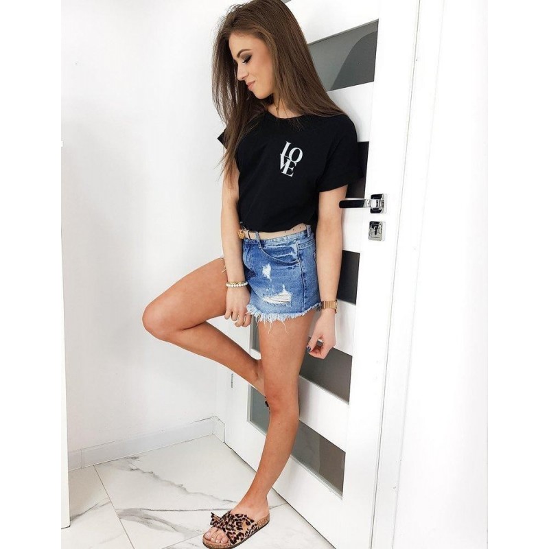 Tričko pre dámy LOVE RY1305 - čierne