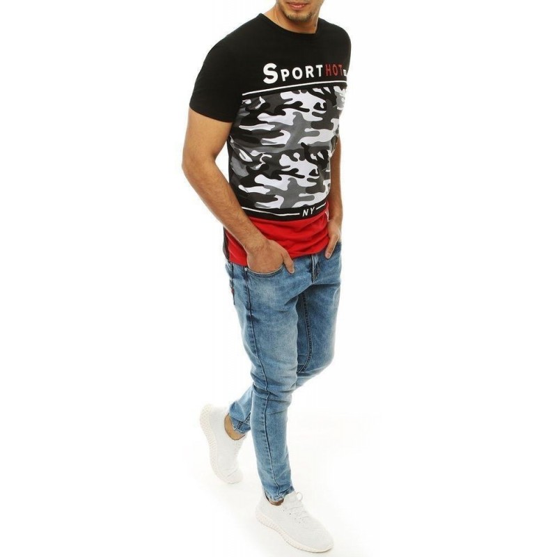 Pánske tričko s potlačou RX4149 - biele