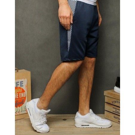 Teplákové pánske kraťasy SX1171 - tmavomodré