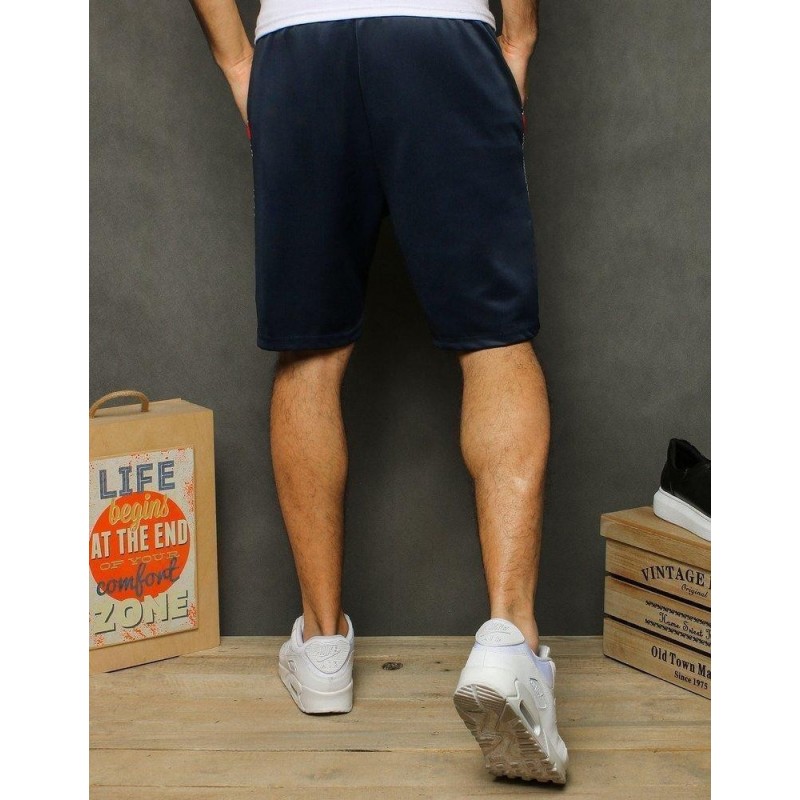 Teplákové pánske kraťasy SX1171 - tmavomodré