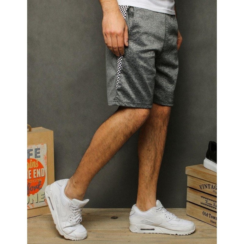 Teplákové pánske kraťasy SX1172 - svetlosivé