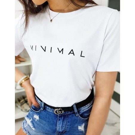 Dámske tričko MINIMAL RY1298 - biele