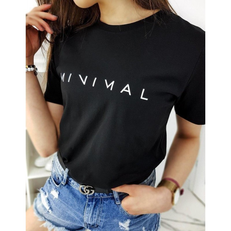 Dámske tričko MINIMAL RY1299 - čierne