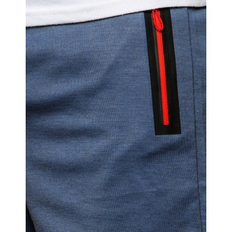 Teplákové pánske kraťasy SX1162 - tmavomodré