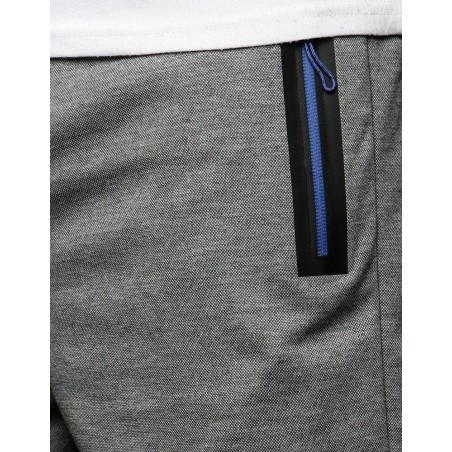 Teplákové pánske kraťasy SX1163 - svetlosivé