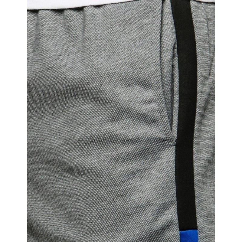 Pánske svetlosivé teplákové kraťasy SX1169