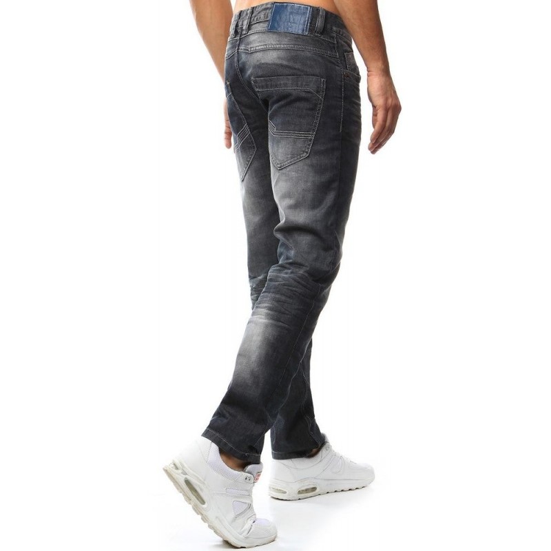 Čierne pánske jeansy (ux1023) "30"