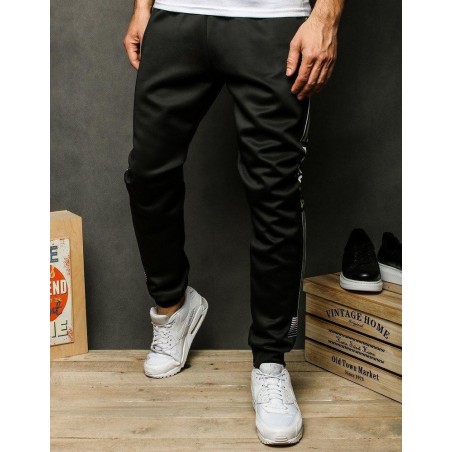 Pánske čierne tepláky UX2459