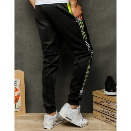 Pánske čierne tepláky UX2459