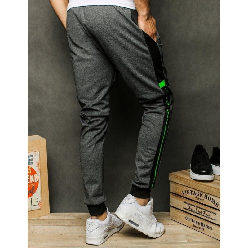 Tmavosivé tepláky pre pánov UX2460