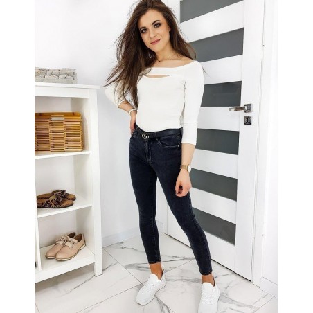 Čierne dámske rifle Skinny Fit CAMSON II UY0367