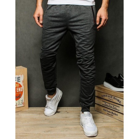 Tepláky pre mužov UX2542 - grafitové