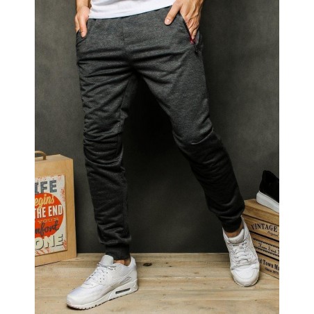 Tepláky pre mužov UX2542 - grafitové