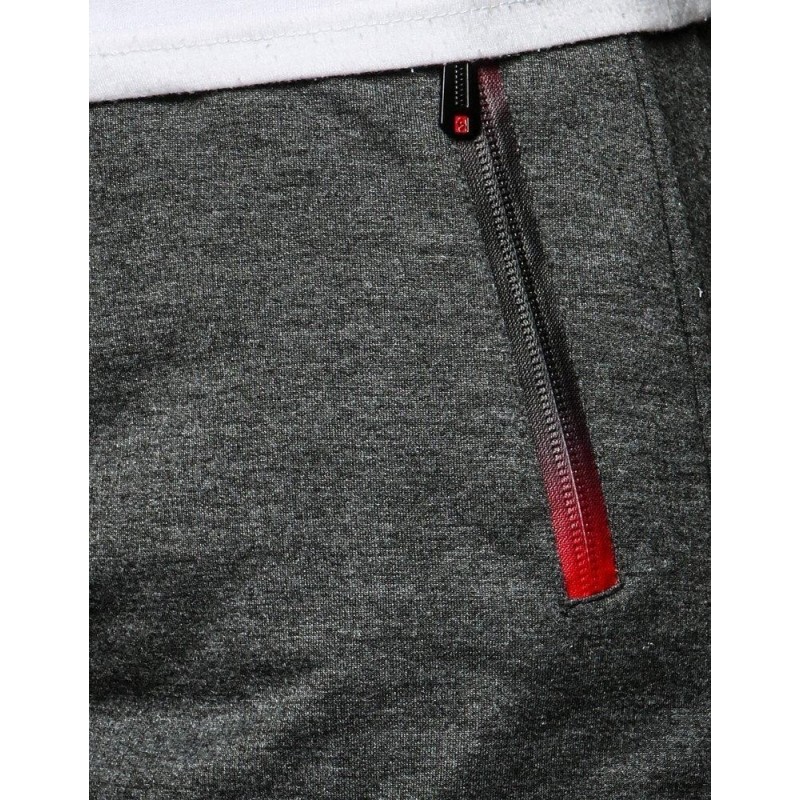 Tepláky pre mužov UX2542 - grafitové