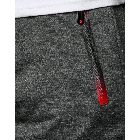 Tepláky pre mužov UX2542 - grafitové