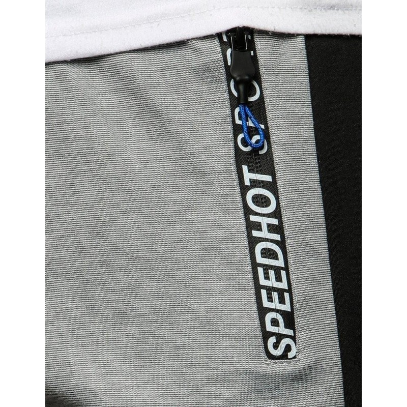 Tepláky pre pánov UX2455 - svetlosivé