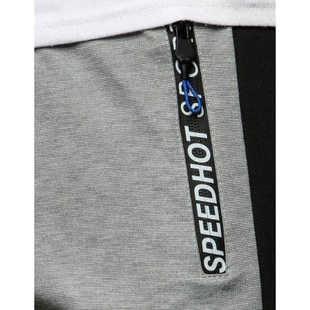 Tepláky pre pánov UX2455 - svetlosivé