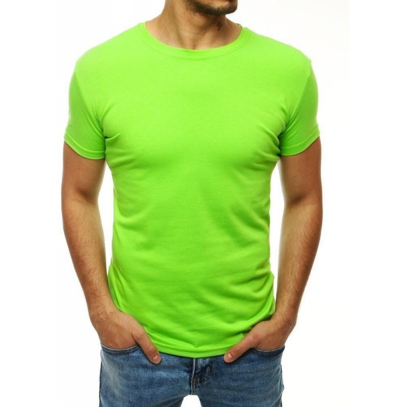 Limetkové tričko bez potlače pre mužov RX4191