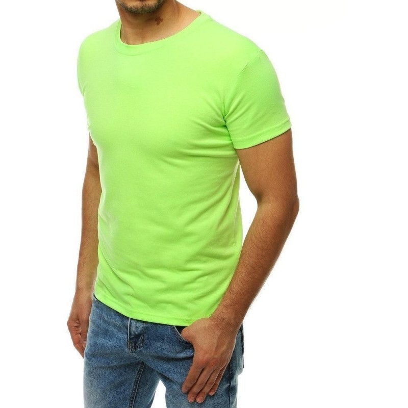 Zelené tričko bez potlače pre mužov RX4192