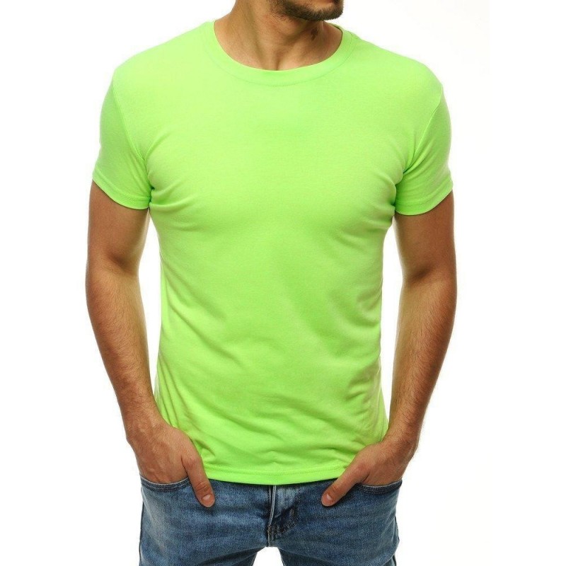 Zelené tričko bez potlače pre mužov RX4192