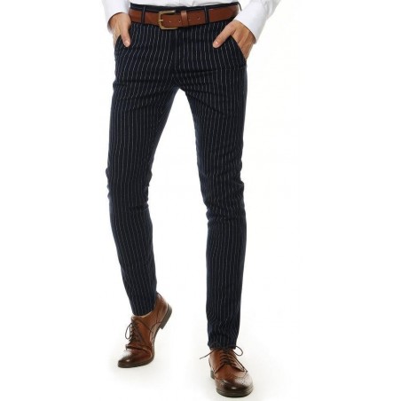 Pánske tmavomodré nohavice UX2558