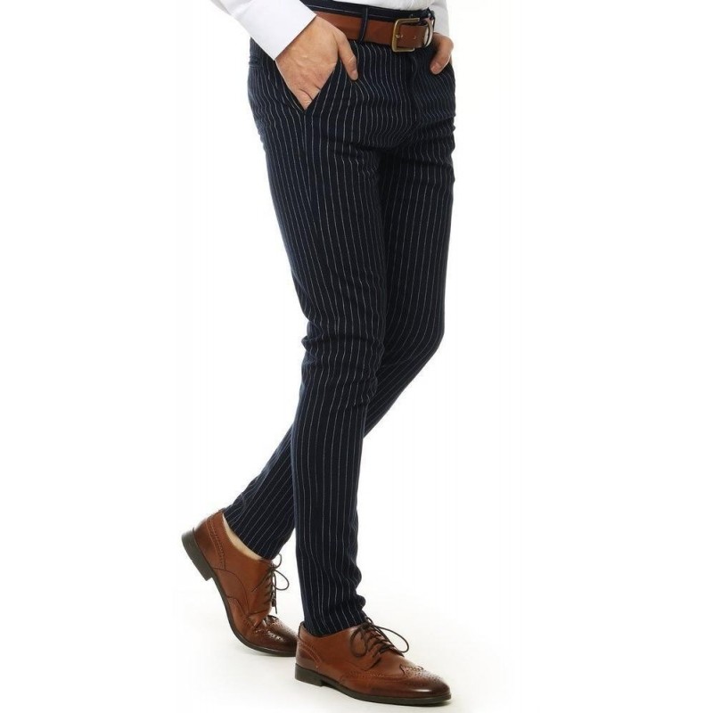 Pánske tmavomodré nohavice UX2558