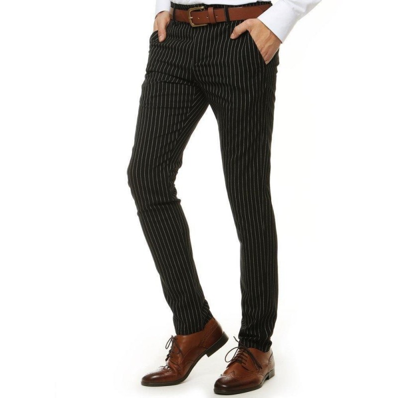 Čierne pánske nohavice UX2569