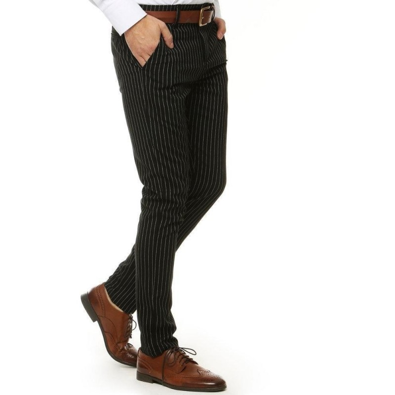 Čierne pánske nohavice UX2569