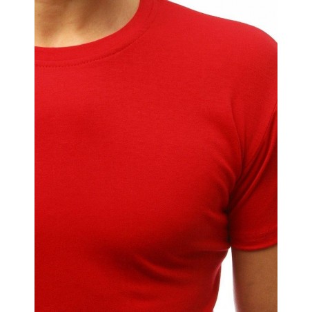 Jednofarebné pánske tričko (rx2575) - červené, veľ. S