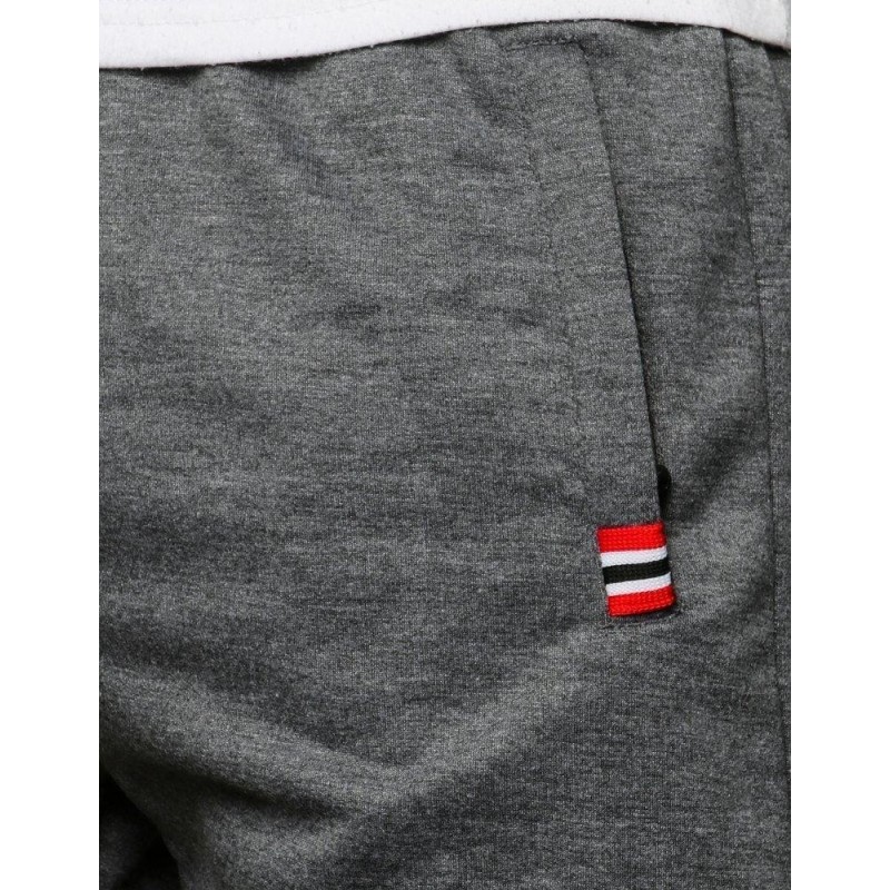 Sivé teplákové kraťasy pre pánov SX1192