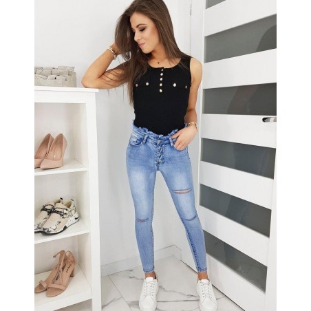 Čierny dámsky top ULIENA RY1360