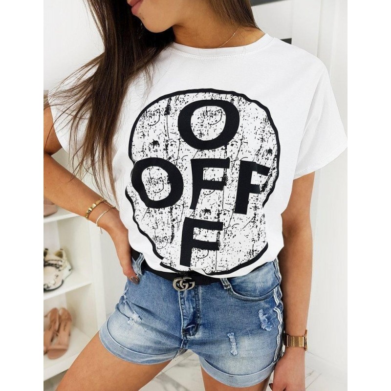 Dámske tričko OFF RY1389 - biele