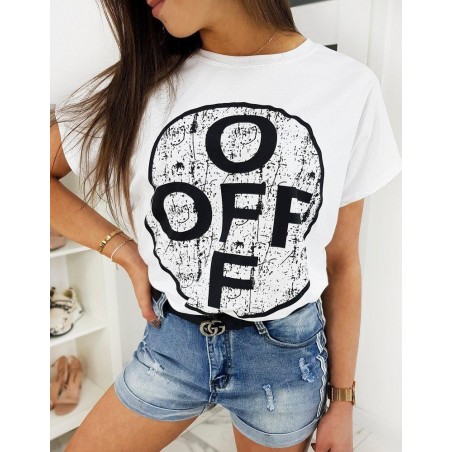 Dámske tričko OFF RY1389 - biele
